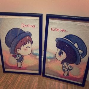 Diamond cross painting